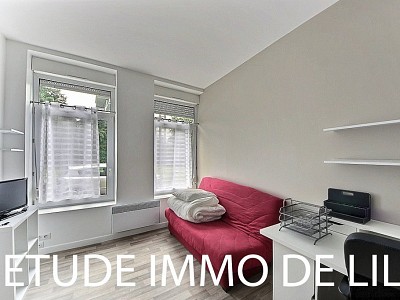 STUDIO A LOUER - LILLE VAUBAN - CORMONTAIGNE - 20.24 m2 - 465,85 € charges comprises par mois
