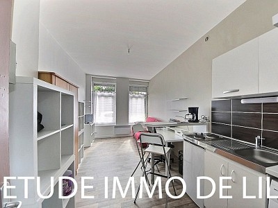 STUDIO A LOUER - LILLE VAUBAN - CORMONTAIGNE - 20.24 m2 - 465,85 € charges comprises par mois