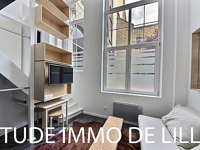 APPARTEMENT T1 A LOUER - LILLE VAUBAN - 27 m2 - 580€ charges comprises par mois