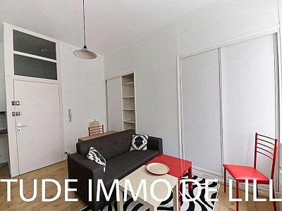 APPARTEMENT T1 - LILLE VAUBAN - 28.7 m2 - LOUÉ