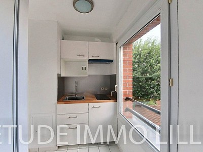 APPARTEMENT T2 - LILLE LA CATHO - 38.38 m2 - LOUÉ