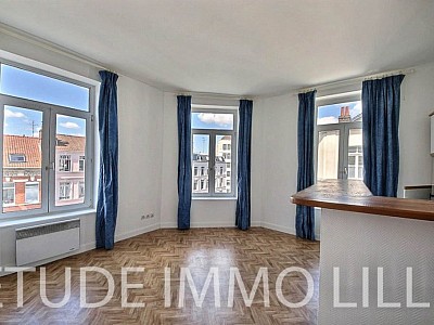 APPARTEMENT T2 A LOUER - LILLE NATIONALE - 37.5 m2 - 650 € charges comprises par mois