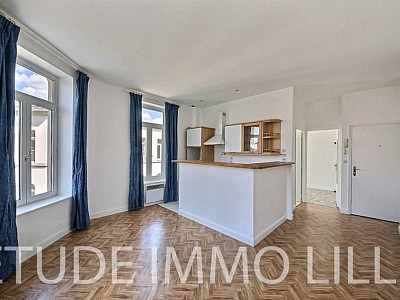 APPARTEMENT T2 A LOUER - LILLE NATIONALE - 37.5 m2 - 650 € charges comprises par mois