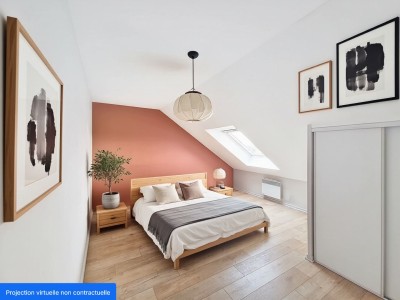 Type 2 coup de coeur St Maur avec parking couvert. A VENDRE - LILLE SAINT MAUR - 50.03 m2 - 214 500 €