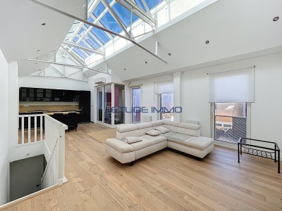 Duplex invers� Lille Gambetta 78 m� � Loft lumineux avec balcon, parking et cave