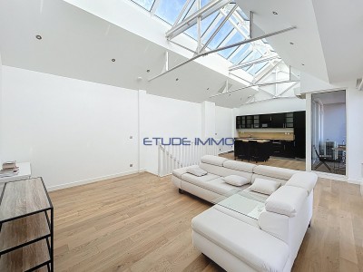 Duplex invers� Lille Gambetta 78 m� � Loft lumineux avec balcon, parking et cave