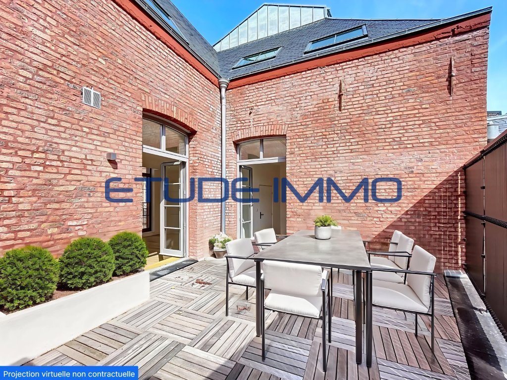 T2 Lille hypercentre – Terrasse 18 m², proche Vieux Lille*